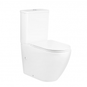 Унітаз-компакт Qtap Robin Ultra Quiet безобідковий з сидінням Soft-close QT13222128AUQ1W Унітаз-компакт Qtap Robin Ultra Quiet безобідковий з сидінням Soft-close QT13222128AUQ1W